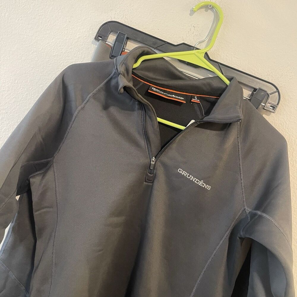 Grundéns Grundies Thermal Bottom Set  Pants S Fleece Lined Fishing Zip Top